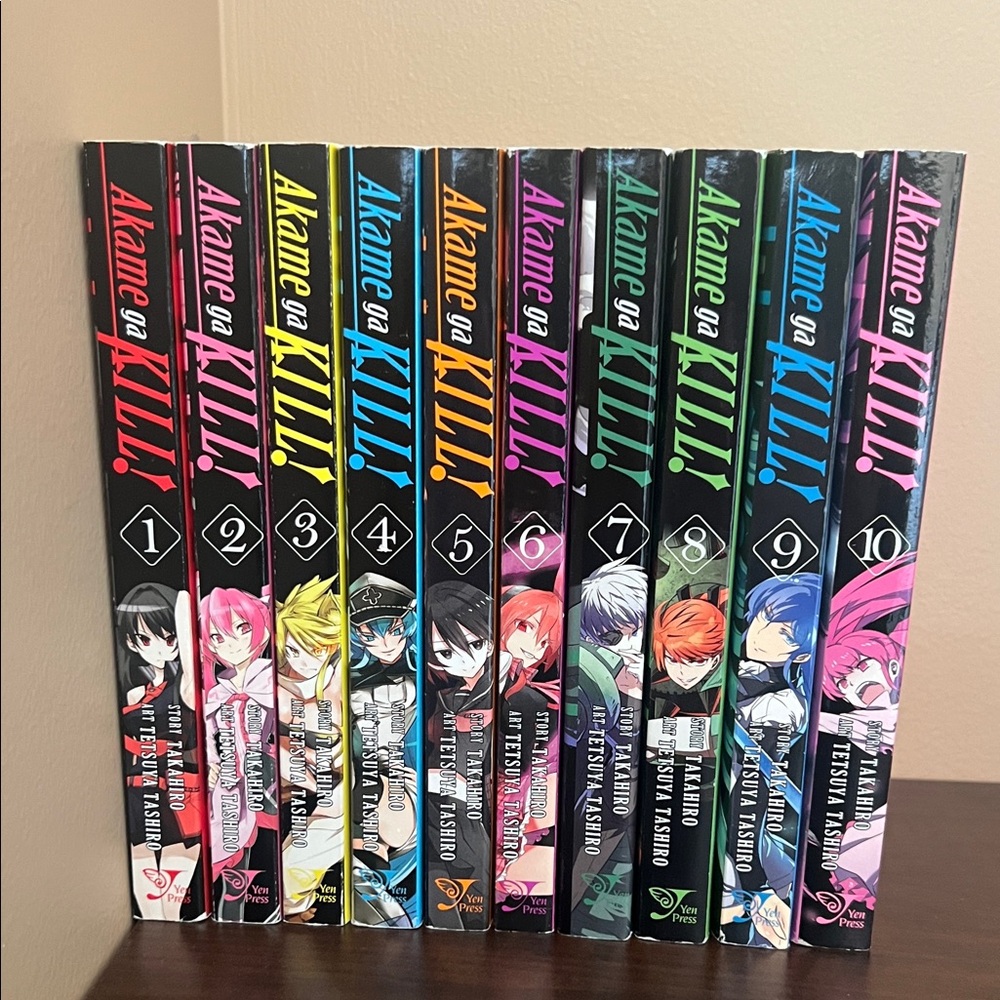 Akame ga Kill! Manga Book Set of 10, Volumes 1-10